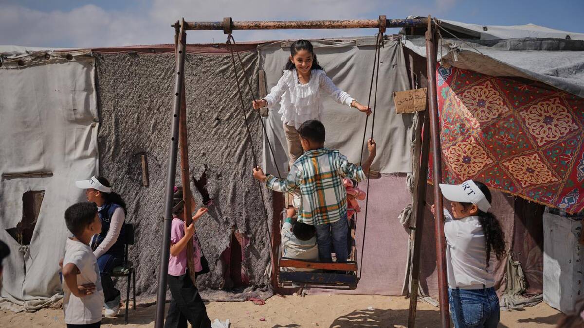 Israeli's defence minister has flagged voluntary migration from Gaza, a plan rejected by residents. (AP PHOTO)