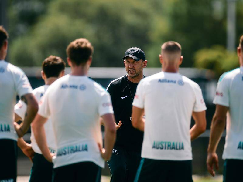 Coach Tony Popovic and his Socceroos are in the late stage of preparations for the World Cup. Photo: PR IMAGE PHOTO