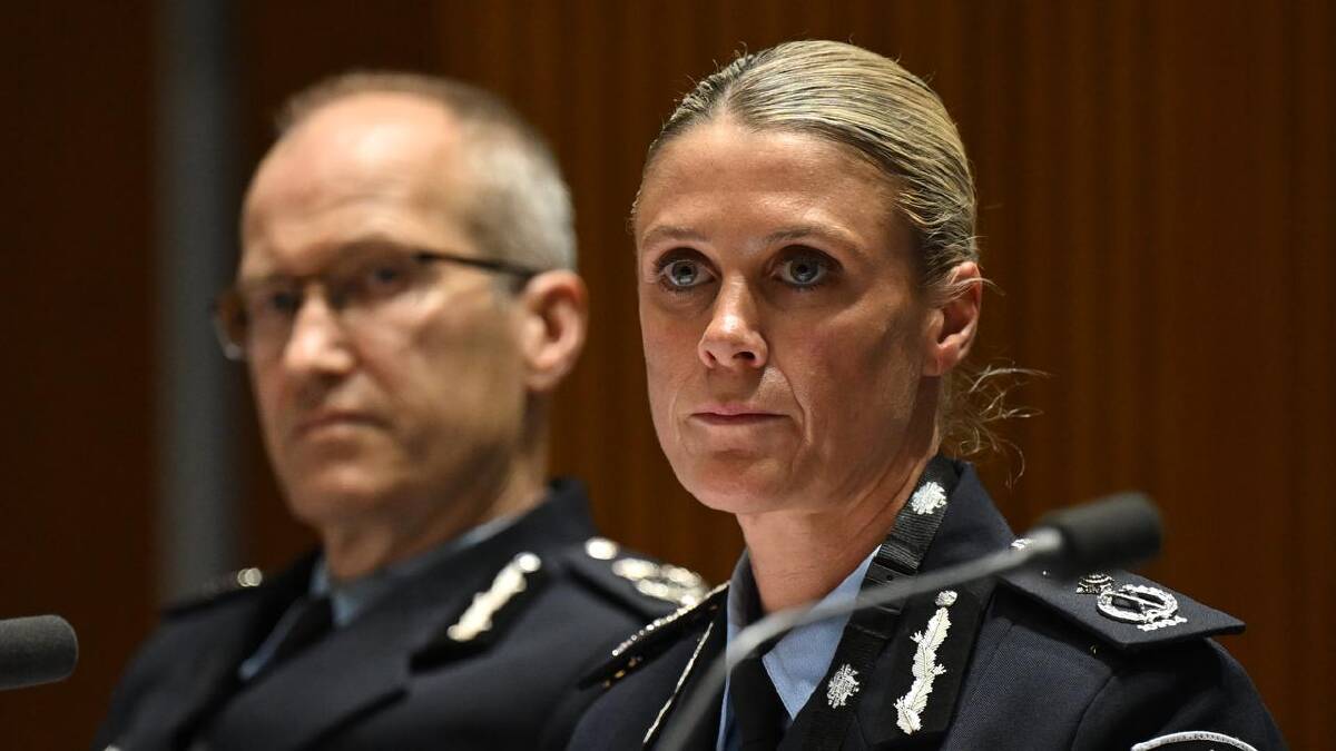 Commissioner Krissy Barrett had no evidence to suggest the AFP provided information to the media. (Lukas Coch/AAP PHOTOS)