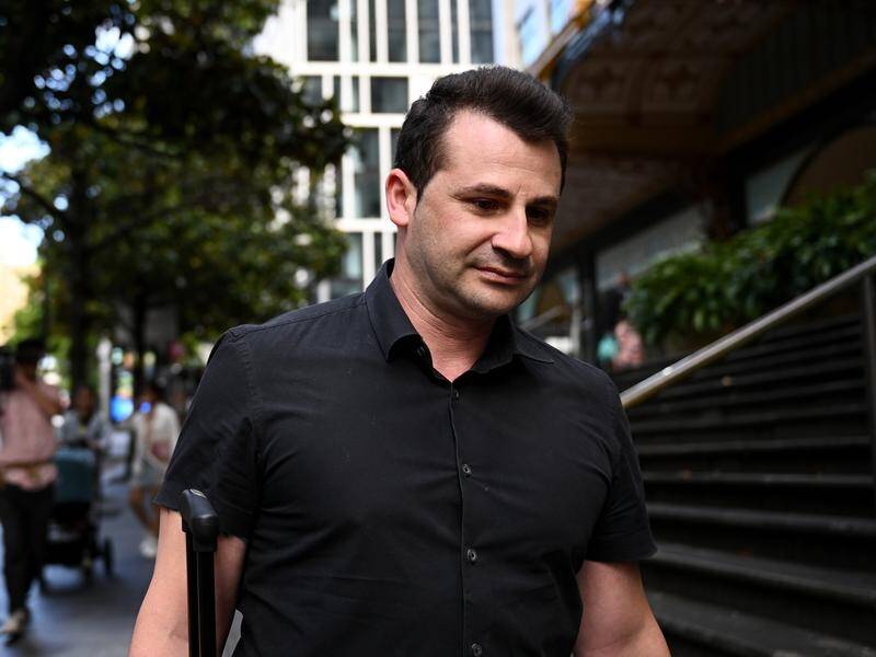Anthony Koletti has dropped a legal claim over most items he said he bought or was gifted. (Dan Himbrechts/AAP PHOTOS)