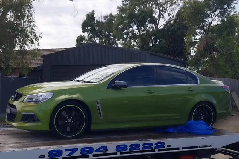Stolen Holden Commodore seized in huge drug haul Stolen Holden Commodore seized in huge drug haul