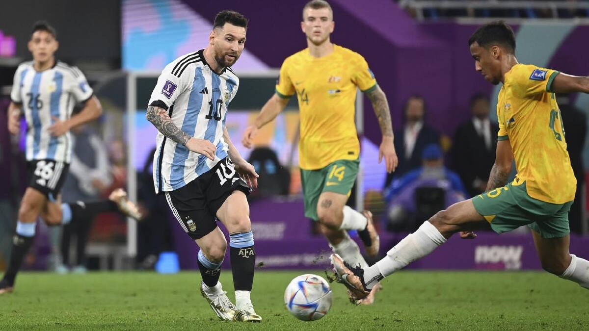 The Socceroos thrilled with their 2022 World Cup run to the round of 16.  (AP PHOTO)