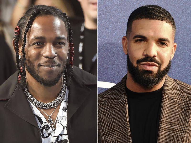 The feud between Kendrick Lamar and Drake is among the biggest in hip-hop in recent years. Photo: AP PHOTO The feud between Kendrick Lamar and Drake is among the biggest in hip-hop in recent years. Photo: AP PHOTO