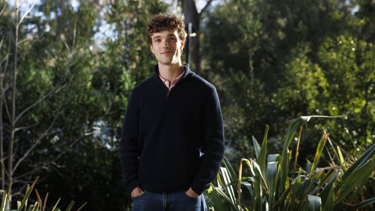 ANU student Harry Norton who battles an allergy to dust. Picture by Keegan Carroll ANU student Harry Norton who battles an allergy to dust. Picture by Keegan Carroll