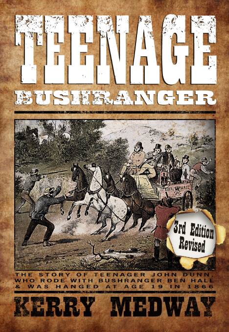 Author of John Dunn’s story “Teenage Bushranger” (Gunning boy) Kerry Medway will be speaking on the life of John Dunn at the Yass Library on Friday March 18 at 12 noon (bookings for a light lunch at the library essential).  