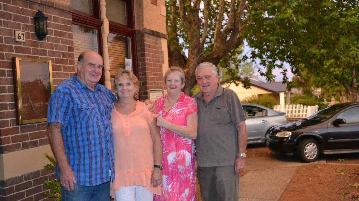 Inaugural members Neil Turner, Cheryl Scorgie, Gaile Kimber and Bob Anderson remain on the committee ten years after it was formed. Photo: Supplied.