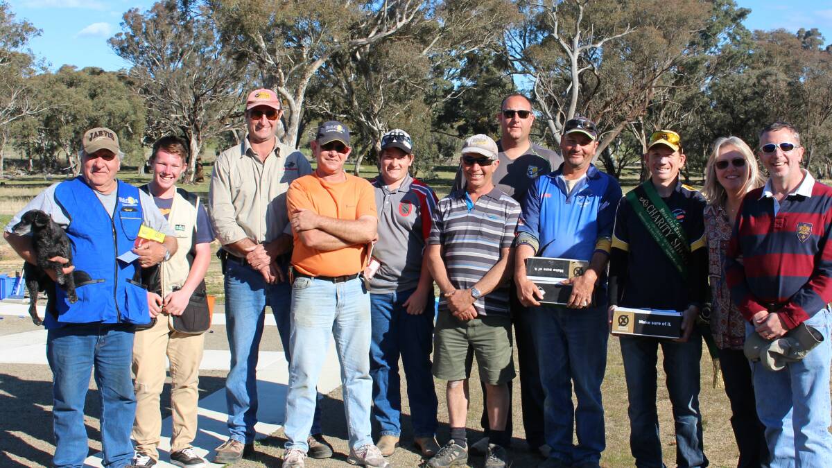 Successful shooters on the day were George Kazolis (with Andy), Toby Schofield, Phil Wales, Mat Harris, Ben Tredrea, Frank Bartolo, Justin Smith, Allan Wilson, Mick Bryan, Trina Watchorn and Jim Coutts. Photo: Supplied.