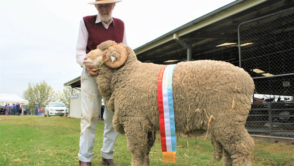 Winston McDonald has been entering sheep into agricultural shows since 1984. 