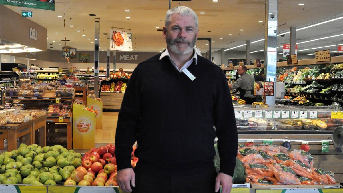 NEW INITIATIVE: Woolworths Yass store manager Greg Boyle said they have been trialling Quiet Hour since May. Photo: Hannah Sparks