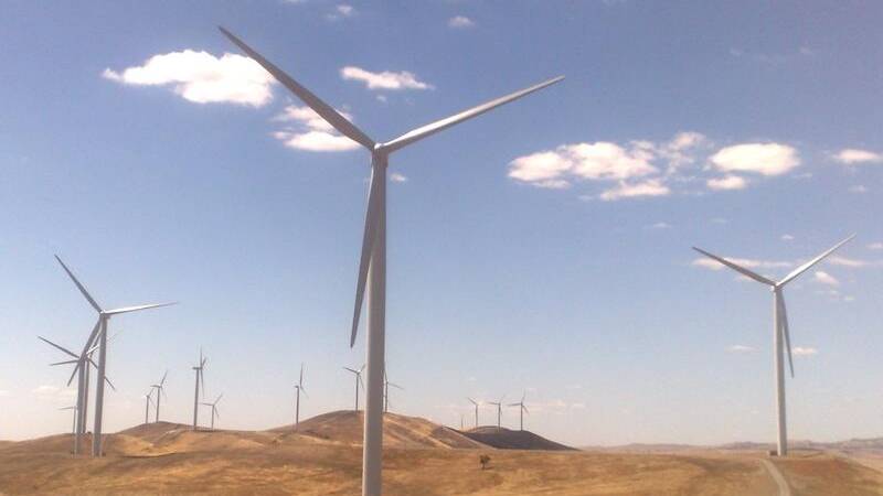 A Facebook post about water going to Bango Wind Farm attracted 109 comments. Photo: FILE, generic