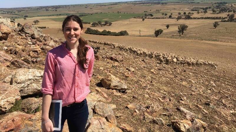 NEW RECRUIT: Emma Murphy from Galong was one of only two applicants accepted onto the Australian Wool Innovation's 2019 Graduate Training Program. Photo: supplied.