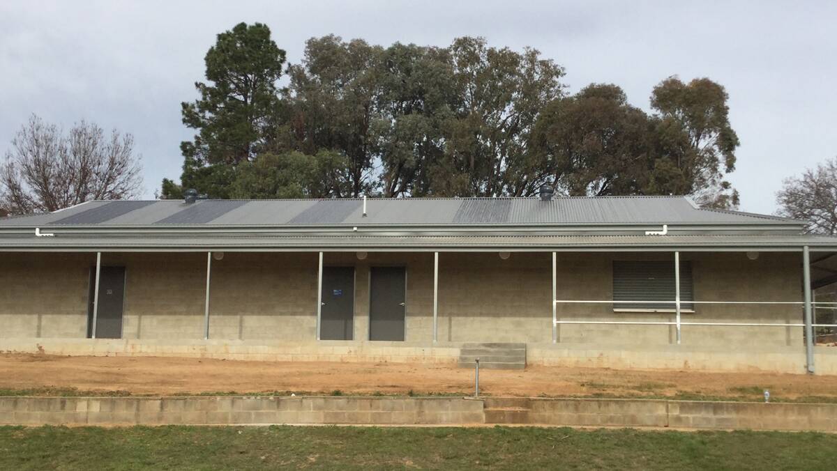 New amenities building at Binalong Recreation Ground. Photo: supplied