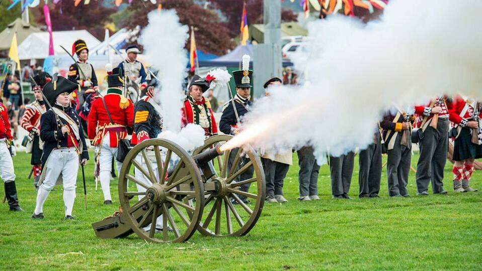 Reliving history: See a re-enactment of the Battle of Waterloo at Shaw Vineyard Estate, Murrumbateman on June 15-16. Photo: David Rawsthorne Photography.