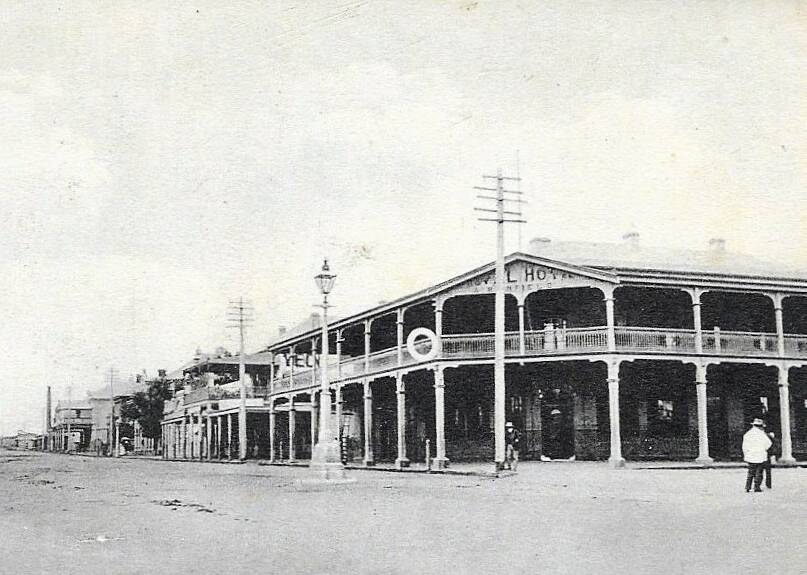 ROYAL HOTEL: Showing its Federation style facade and veranda added in 1920s. This is The Yass Hotel today.