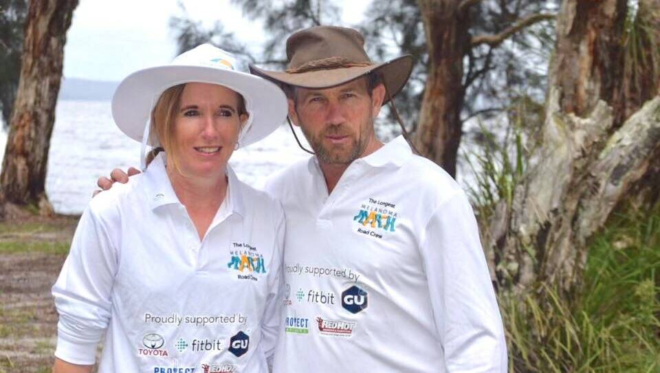 Kim Barton and Richard Ryan will walk the 37km stretch from the Rollonin Cafe at Bowning to Murrumbateman.
