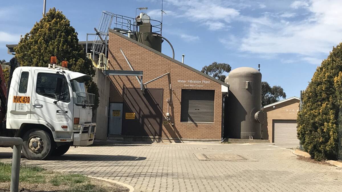 The entrance to Yass Water Treatment Plant. Photo: Hannah Sparks