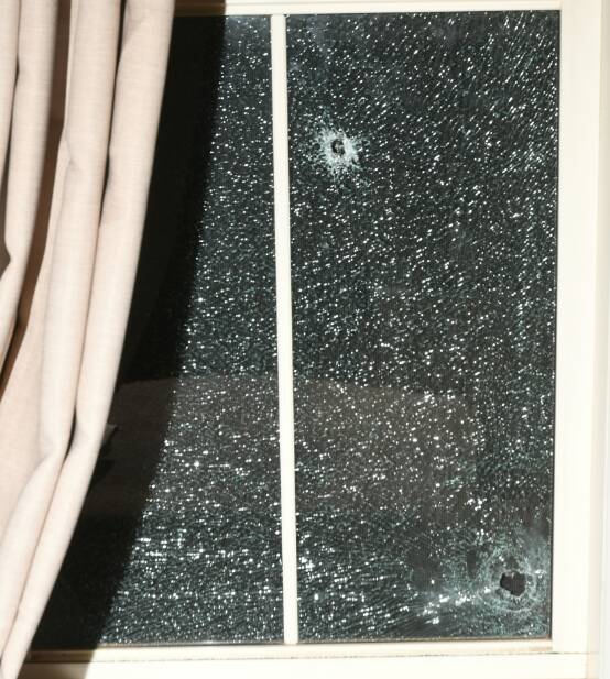 Three shots were fired into the Murrumbateman house. Photo: supplied by police.