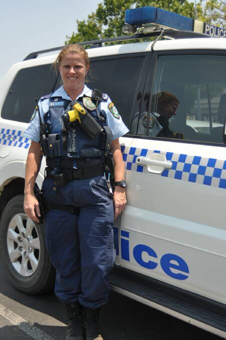 ON THE BEAT: Officer in Charge of Yass Police Station, Constable Natalie Booth. Photo: Hannah Sparks
