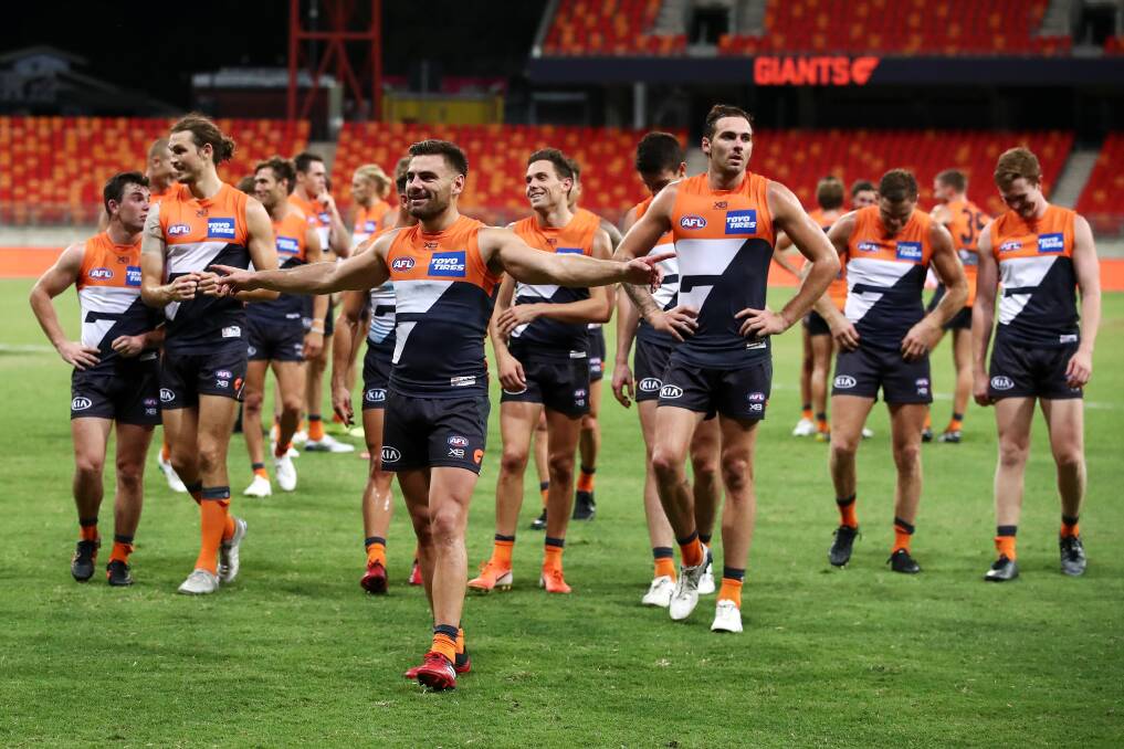 After nine seasons, the Giants still have no premiership to show for their efforts. Photo: Cameron Spencer/Getty Images