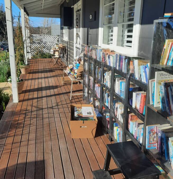 The street library has over 200 books. Pic: Annemarie Doyle/Facebook.