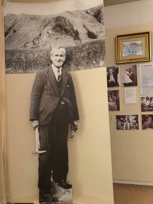Yass and District Historical Society volunteers will pull down and relocate parts of the Alfred Shearsby temporary exhibition into the permanent exhibition.