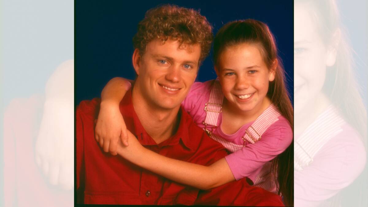 Home and Away actors Craig McLachlan (Grant Mitchell from 1990-91) and Kate Ritchie (Sally Fletcher from 1988-2008).