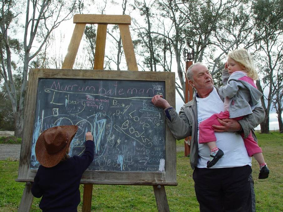 Youngster Luka Barac with Mike Reid and India Whitehead at Murrumbateman.  Photo: Contributed.