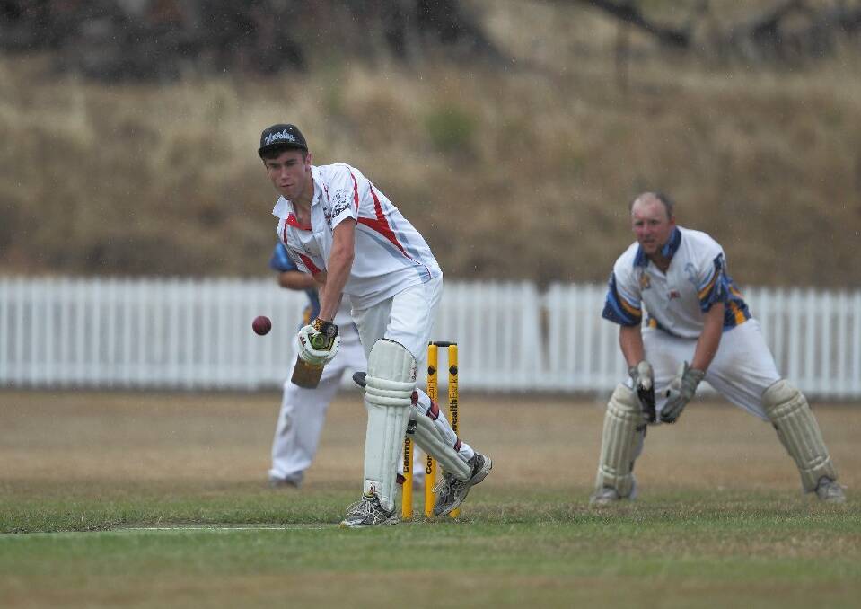 The match between the Aussie Horns and Murrumbateman was abandoned due to rain.
