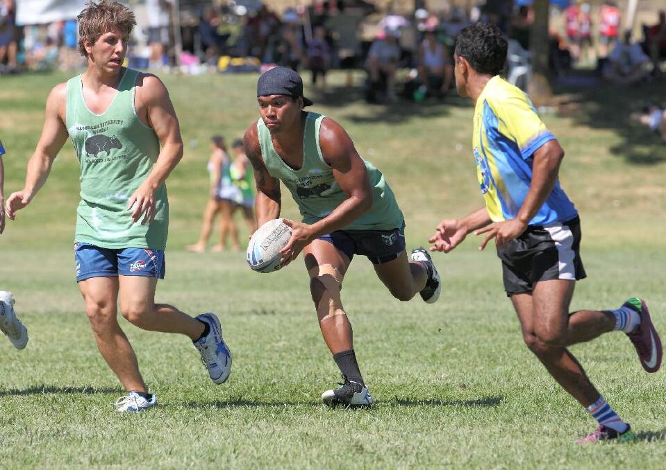 January: On the Australia Day weekend Yass becomes a hot spot for touch football fans every year, and 2012 was no different. The annual Touch Knockout was again a huge success. Pictured is a player from Macquarie University. Photo: RS Williams.