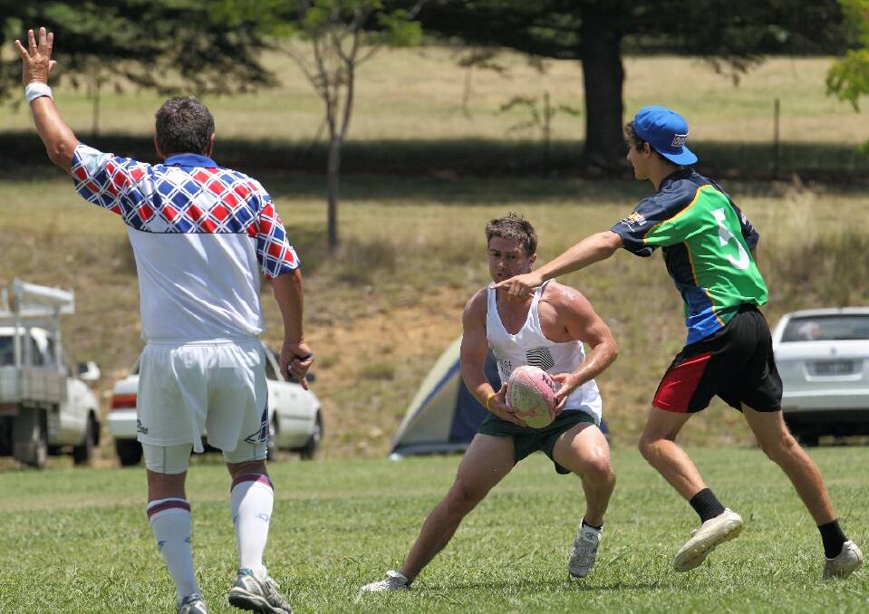 Ben Griffin of 'Just Crabbin' steps inside in a match in last years, very successful, Yass Knockout.