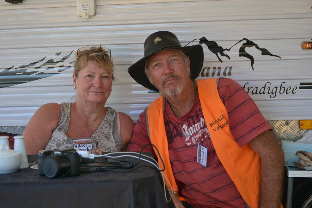 Vicki and Malcolm MacIntosh are participating in their third BlazeAid program. Photo: Oliver Watson.