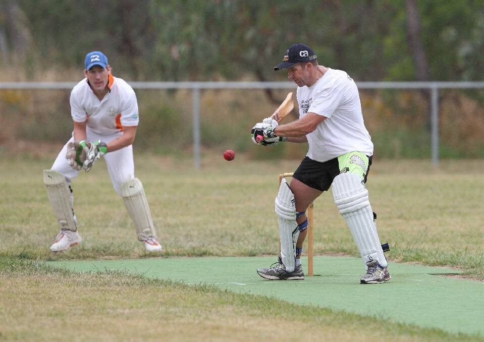 The match between the Aussie Horns and Murrumbateman was abandoned due to rain.